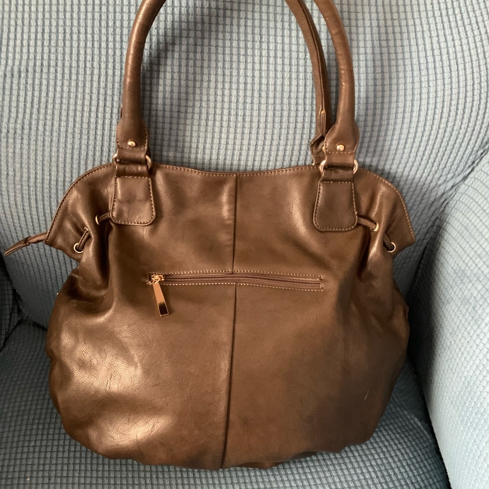 Leather and Brass Handbag